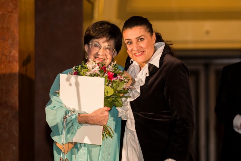 Zuzana Růžičková s Cecilií Bartoli, foto Milan Mošna