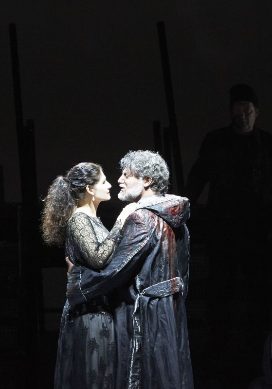 Anja Harteros a José Cura, foto Wiener Staatsoper - Michael Pöhn 