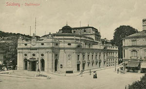 Divadlo Salzburg (pohlednice okolo roku 1910)