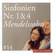 Felix Mendelssohn-Bartholdy: Předehra Hebridy, Symfonie č. 1 c moll op. 11, č. 4 A dur op. 90