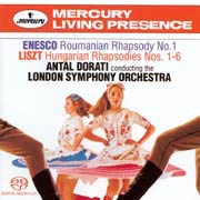 George Enescu: 3 Rumunské rapsodie; Franz Liszt: Maďarské rapsodie č. 1 - 6