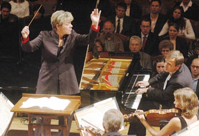Marin Alsop, Martin Kasík, foto Pavel Horník