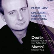Antonín Dvořák: Symfonie č. 9 e moll op. 95 Z Nového světa; Bohuslav Martinů: Symfonie č. 2