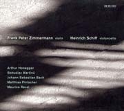 Frank Peter Zimmermann, Heinrich Schiff: Honegger, Martinů, Bach, Pintscher, Ravel