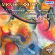 Felix Mendelssohn-Bartholdy - Sonáta D dur pro 2 klavíry, Sonátová věta g moll, Sen noci svatojánské pro klavír na 4 ruce, Andante con Variazioni op. 83a pro klavír na 4 ruce