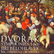Antonín Dvořák - Symfonie č. 5 F dur op. 76 a č. 6 D dur op. 60, Scherzo capriccioso op. 66, Píseň bohatýrská op. 111