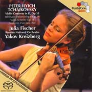 Petr Iljič Čajkovskij - Koncert pro housle a orchestr D dur op. 35, Sérénade mélancolique op. 26, Valse-Scherzo op. 34, Souvenir d‘ un lieu cher op. 42