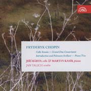 Fryderyk Chopin - Sonáta g moll pro klavír a violoncello op. 65, Introdukce a brilantní polonéza C dur pro violoncello a klavír op. 3, Grand duo concertante E dur na téma z Meyerbeerovy opery Robert Ďábel pro violoncello a klavír, Trio g moll pro kla