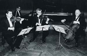 Klavírní kvarteto Bohuslava Martinů, cca 1980, foto Pavel Vácha