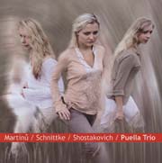 Puella Trio - Martinů: Bergerettes H. 275, Schnittke: Trio, Šostakovič: Trio č. 1 op. 8