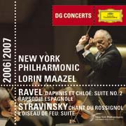 Maurice Ravel: Dafnis a Chloé (Suita č. 2), Španělská rapsodie - Igor Stravinskij: Zpěv slavíka, Pták Ohnivák (suita z r. 1919)