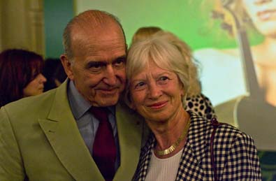 Reiner Moritz s manželkou, foto Česká televize
