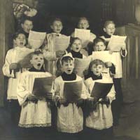 Schola cantorum (1949), Pavel Jurkovič ve druhé řadě uprostřed