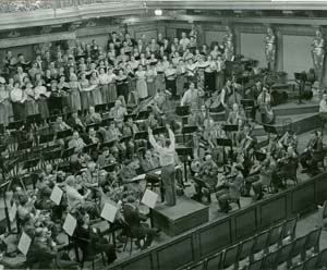 Česká filharmonie, Pražský filharmonický sbor a Karel Ančerl zkoušejí Bacha (Vídeň, Musikverein, 1958)