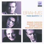 Johannes Brahms: Klavírní kvartety 1 - 3