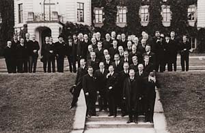 Sboristé při pohřbu TGM 21. 9. 1937 v Lánech