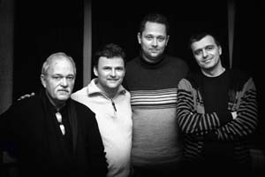 John Abercrombie, Robert Balzar, Stanislav Mácha, Jiří Slavíček, foto Milan Vícha