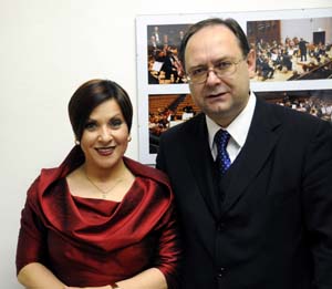 S Dagmar Peckovou (únor 2009), foto Ladislav Formánek