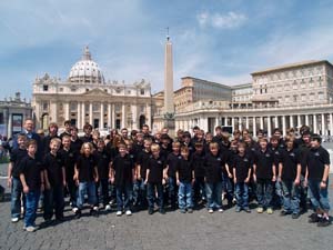 Boni pueri ve Vatikánu, foto archiv Boni pueri