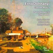 Ernö Dohnányi: Klavírní kvintet č. 1 c moll, op. 1; Sonáta pro violoncello b moll op. 8; Klavírní kvintet č. 2 es moll op. 33 - Ernest Bloch: Klavírní kvintet č. 1, Klavírní kvintet č. 2