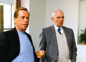 Ivan Medek a Václav Havel, květen 1994
