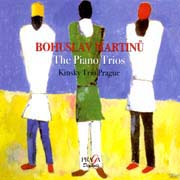 Bohuslav Martinů - Klavírní trio č. 2 d moll H.327, č. 3 C dur H.332, Cinq pieces breves (Klavírní trio č. 1 H.193), Bergerettes H.275
