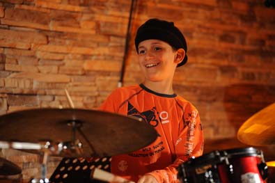 Dvanáctiletý pan bubeník, foto Patrick Spanko