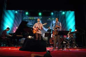 Kurt Rosenwinkel Quintet (2006, Brno), foto Patrick Španko