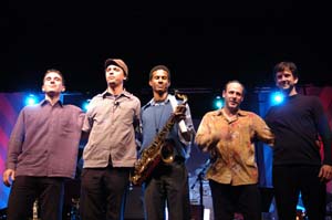 Kurt Rosenwinkel Quintet (2006, Brno), foto Patrick Španko