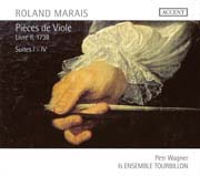 Roland Marais - Pièces de Viole - Livre II, 1738. Suites I – IV