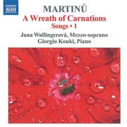Bohuslav Martinů - A Wreath of Carnations. Songs 1