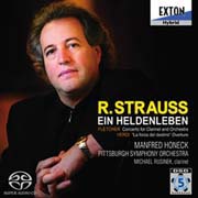 Giuseppe Verdi, Alan Fletcher, Richard Strauss - Ouvertura k opeře Síla osudu, Koncert pro klarinet a orchestr (světová premiéra), Život bohatýrův