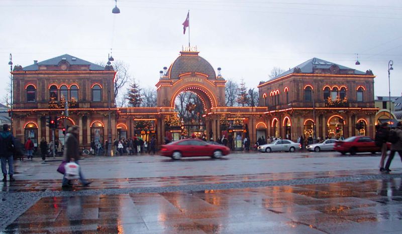 Severské vlny - Multifunkční zábavní park Tivoli København, kde je největší koncertní sál Kodaně