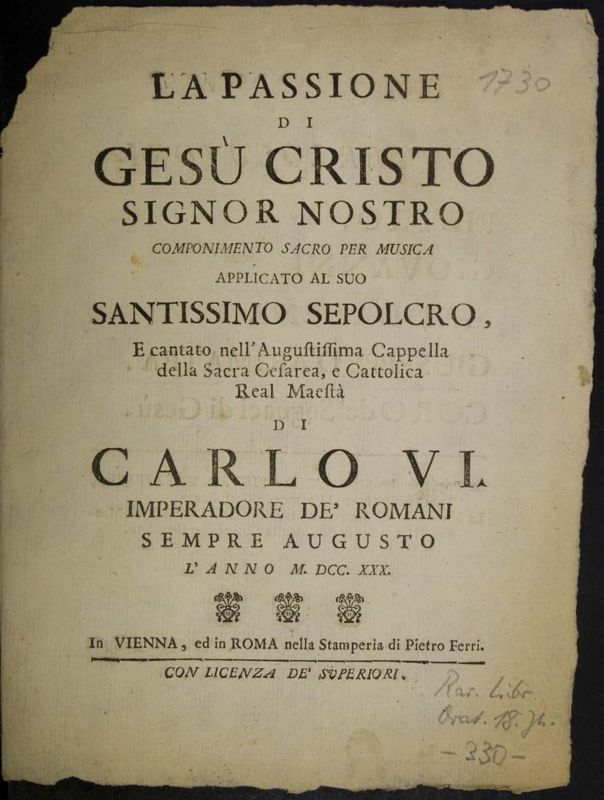 La Passione di Nostro Signore Gesù Cristo - Oratorium v záři italského slunce