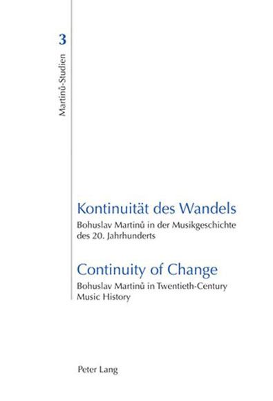Ivana Rentsch, Aleš Březina, Peter Lang - Kontinuität des Wandels