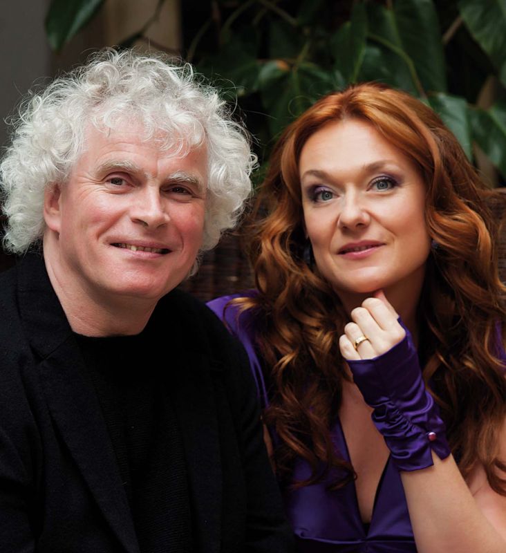 Simon Rattle a Magdalena Kožená