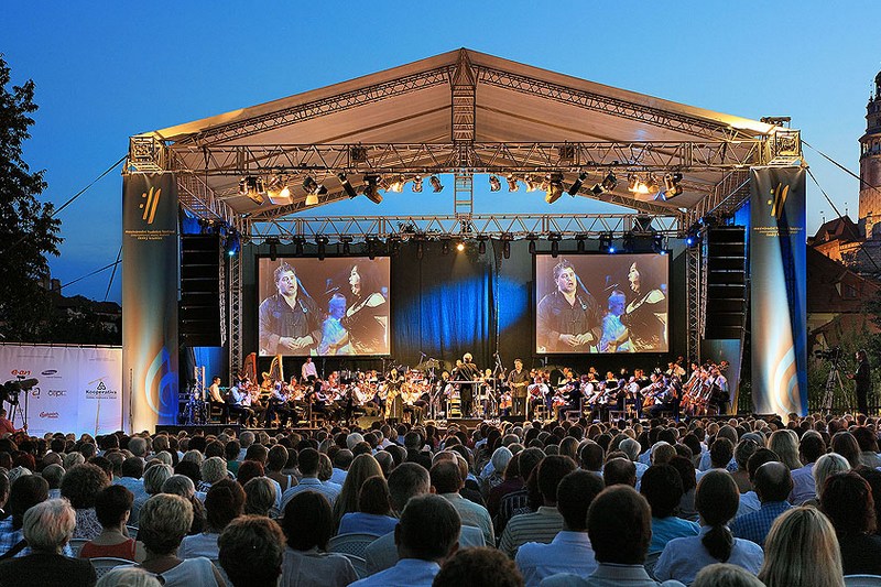 Koncert Josého Cury v Českém Krumlově v roce 2010