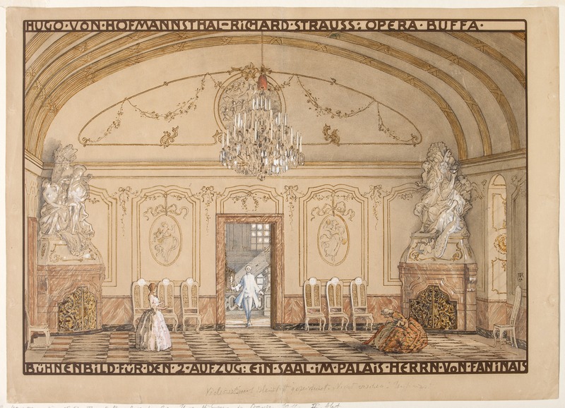 Plakát Alfreda Rollera k Rosenkavalierovi