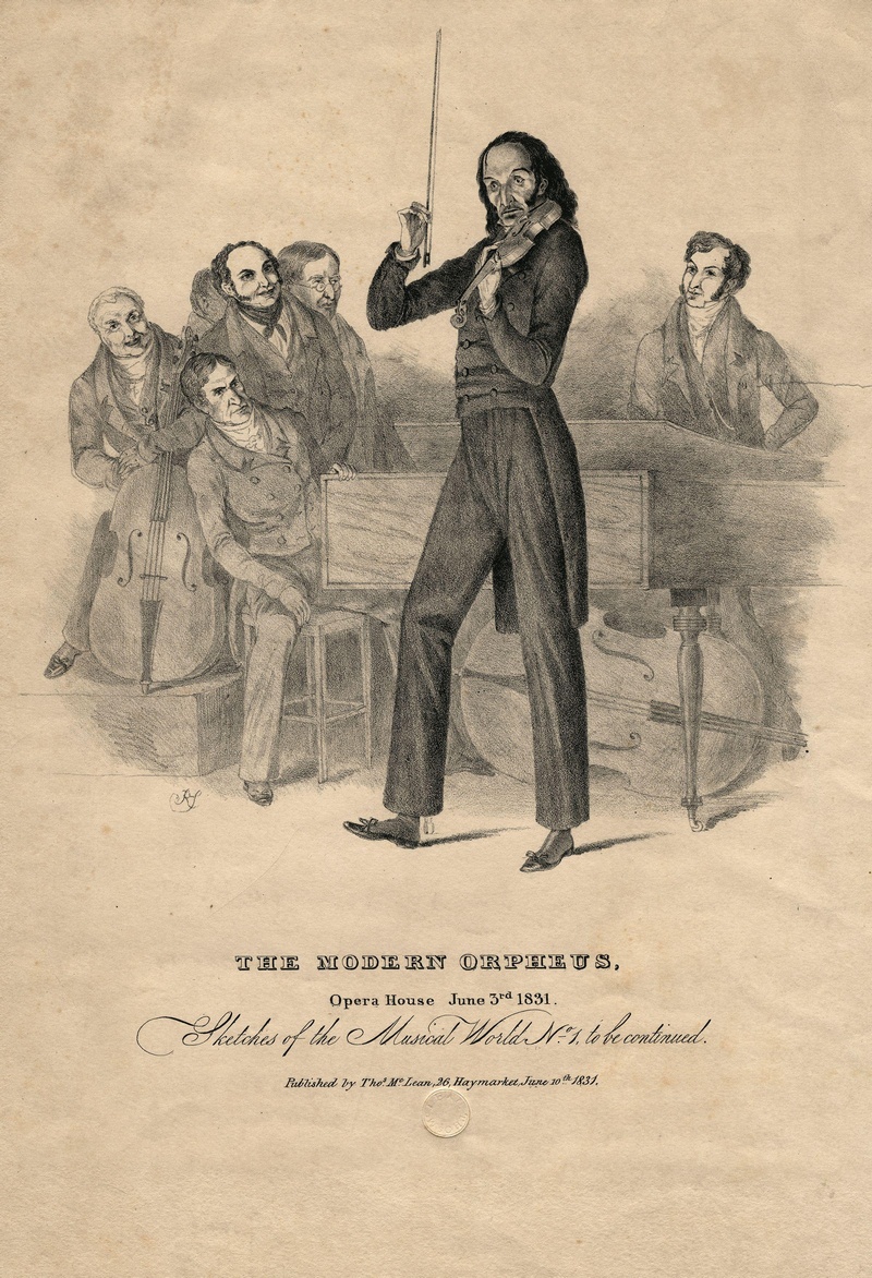 Niccolo Paganini, obraz Richarda Jamese Lanea