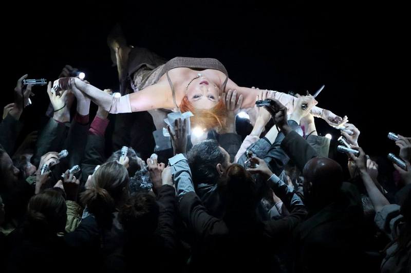 Anna Netrebko v inscenaci Macbetha v Bavorské státní opeře, foto Wilfried Hösl
