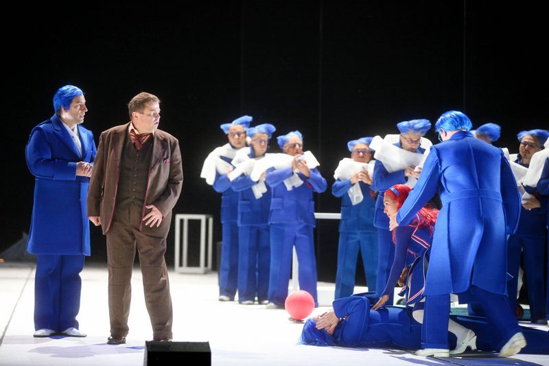 Andreas Bauer, Arnold Bezuyen, Björn Bürger, Juanita Lascarro, Simon Bailey, foto Wolfgang Runkel