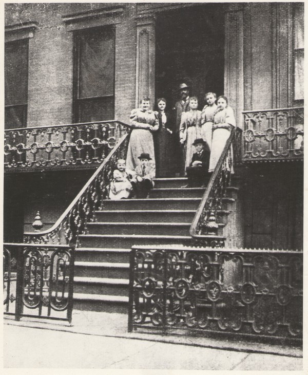 Antonín Dvořák s rodinou v New Yorku