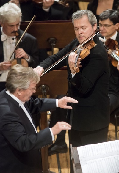 Vadim Repin a Vladimír Fedosejev, foto Petra Hajská