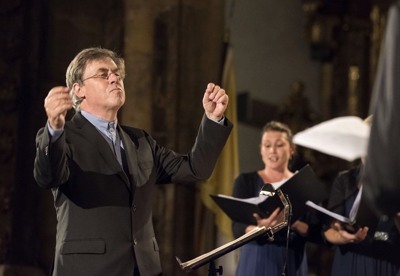 Paul Hillier a Ars nova Copenhagen, foto Petra Hajská/Dvořákova Praha