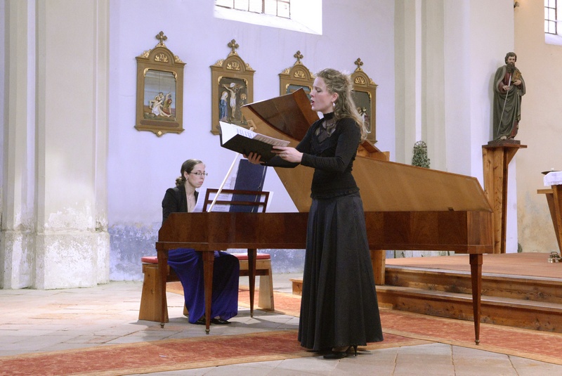 Kamila Mazalová a Monika Knoblochová, foto Haydnovy hudební slavnosti