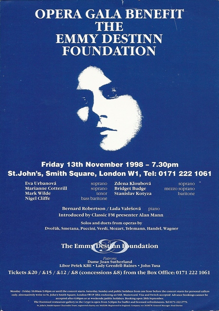 Opera Gala Benefit, London 1998