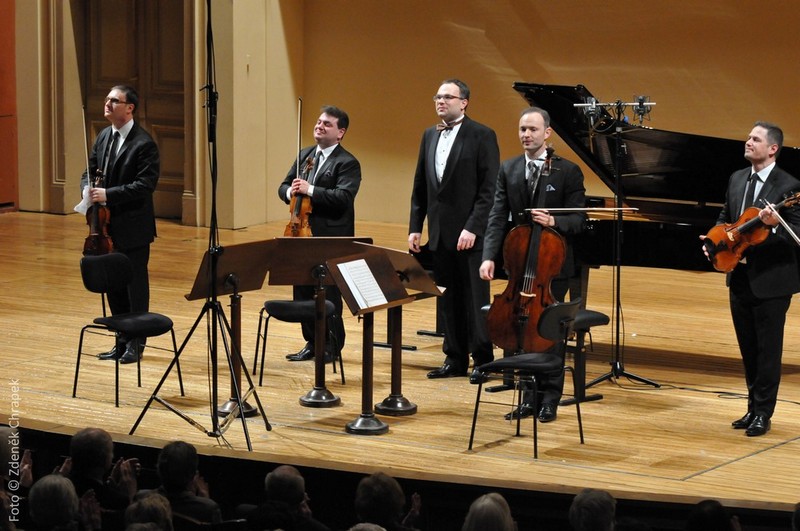 Jerusalem Quartet a David Mareček, foto Zdeněk Chrapek