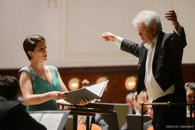 Elisabeth Kulman a Jiří Bělohlávek, foto Pražské jaro/Ivan Malý