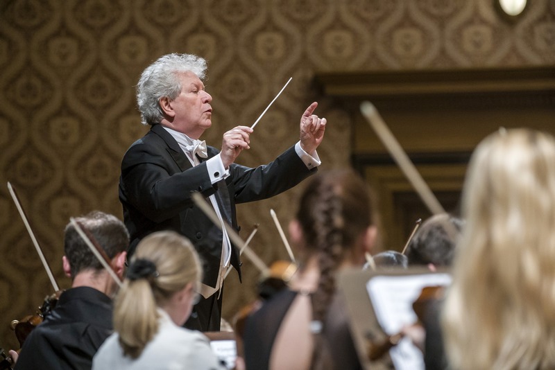 Jiří Bělohlávek a žáci ZUŠ, foto Petra Hajská