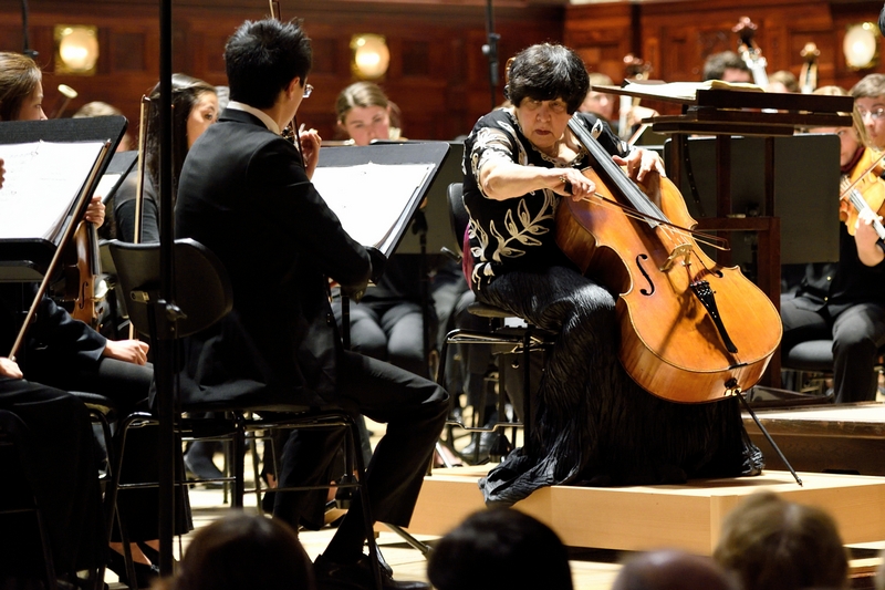 Natalia Gutman a Boston Philharmonic Youth Orchestra, foto Petr Dyrc